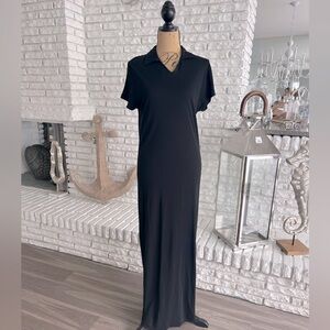 Elegant Black Maxi Dress by JONES&CO Sz M
